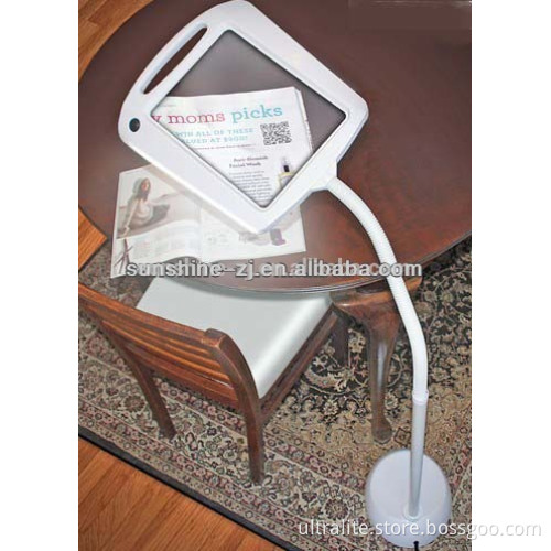 2020 LED 5X Full Page Floor Magnifying Lamp
